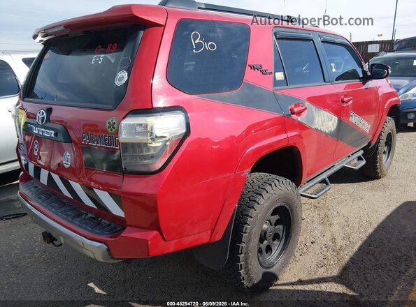 JTEBU5JR8K5653698 2019 TOYOTA 4RUNNER Red Trasero derecho