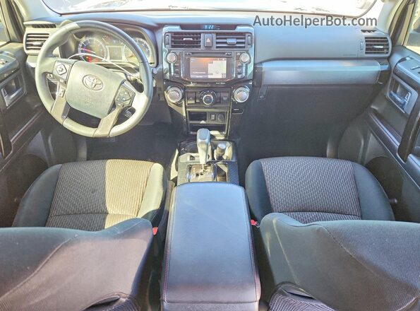 JTEBU5JR8K5669237 2019 TOYOTA 4RUNNER Gray Առջևի վահանակի տեսք