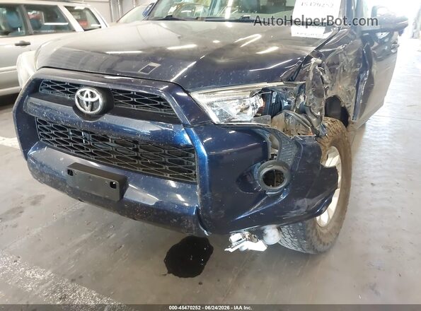JTEBU5JR8K5688984 2019 TOYOTA 4RUNNER Синий Вид спереди