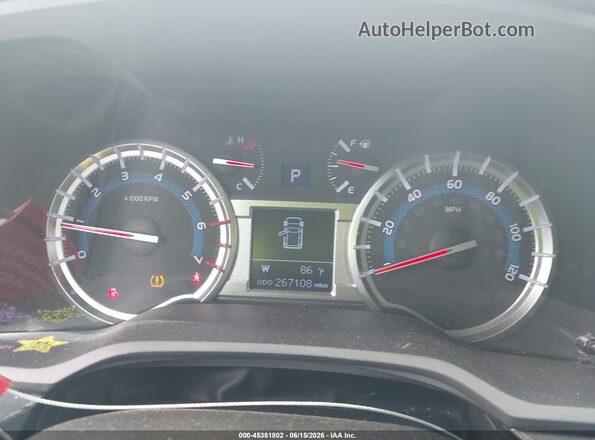 JTEBU5JR9K5637770 2019 TOYOTA 4RUNNER Серебряный Вид задних сидений