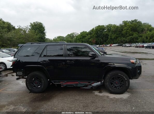 JTEBU5JR9K5646338 2019 TOYOTA 4RUNNER Black Widok wnętrza z tyłu