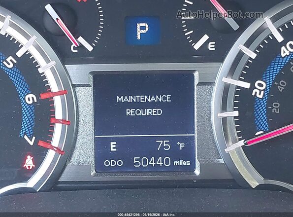 JTEBU5JR9K5699007 2019 TOYOTA 4RUNNER Серый 