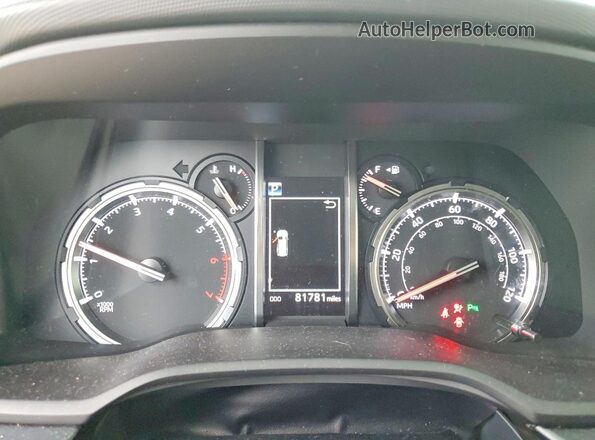 JTEBU5JR9L5819065 2020 TOYOTA 4RUNNER White ხელსაწყოთა პანელის ხედი