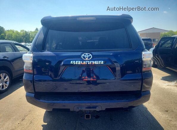 JTEBU5JRXG5300502 2016 TOYOTA 4RUNNER Blue Հետևի տեսք