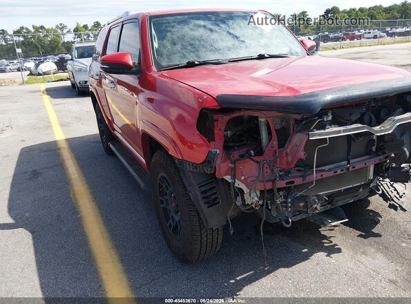 JTEBU5JRXK5663973 2019 TOYOTA 4RUNNER Red 