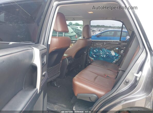 JTEBU5JRXK5669689 2019 TOYOTA 4RUNNER Gray VIN կոդի պիտակի տեսք