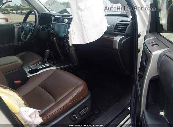 JTEDU5JR4P5294351 2023 TOYOTA 4RUNNER White Вид салону спереду