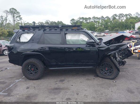 JTEEU5JR1M5230686 2021 TOYOTA 4RUNNER Black Вид задньої частини салону