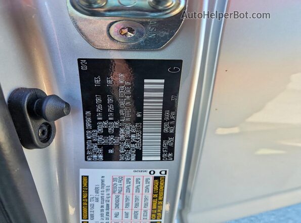 JTEEU5JR3R5311373 2024 TOYOTA 4RUNNER Silver Շարժիչի բաժամունքի տեսք