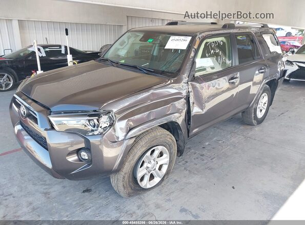 JTEEU5JR6N5252572 2022 TOYOTA 4RUNNER Gray Передня ліва чверть
