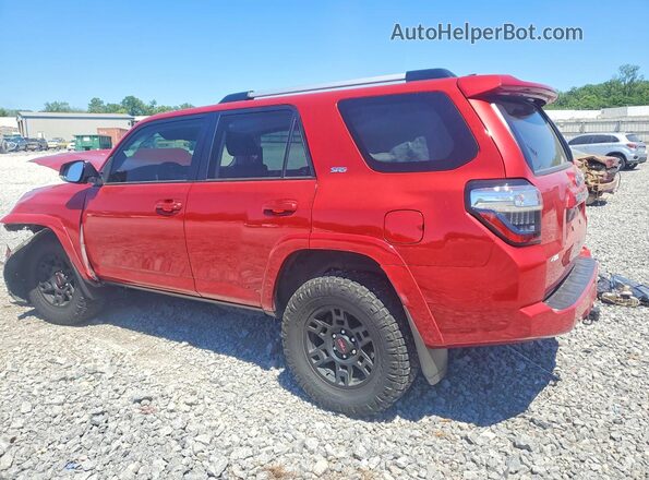 JTEEU5JR7N5253018 2022 TOYOTA 4RUNNER Red Rear left