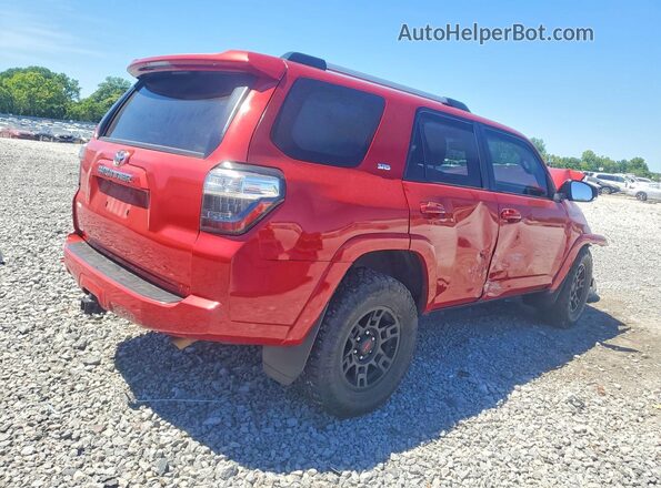 JTEEU5JR7N5253018 2022 TOYOTA 4RUNNER Red Rear right