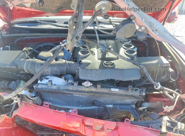 JTEEU5JR7N5253018 2022 TOYOTA 4RUNNER Red Engine compartment view