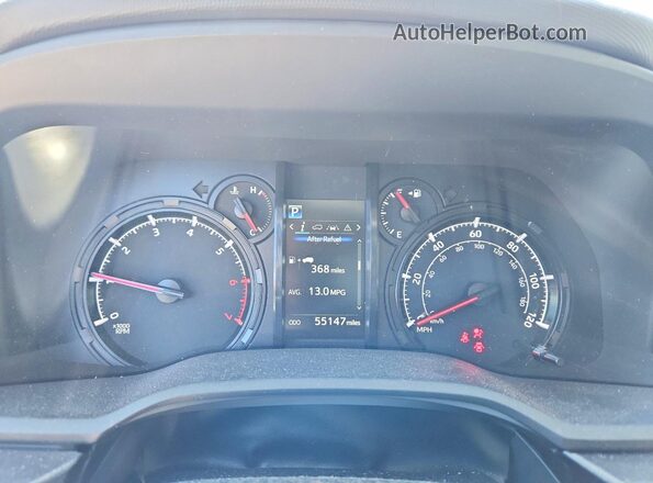 JTEEU5JRXP5289627 2023 TOYOTA 4RUNNER Black Вид щитка приладів