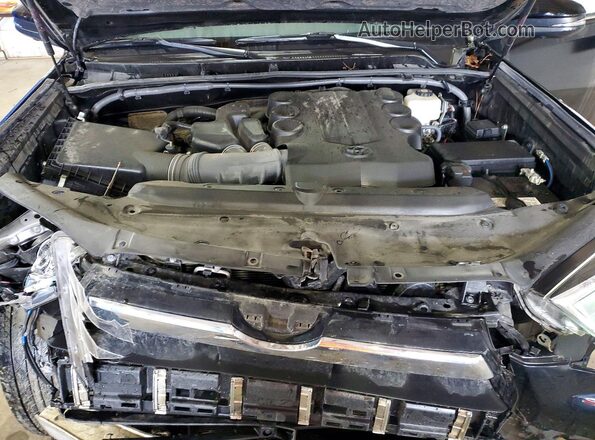JTEKU5JR4P6183302 2023 TOYOTA 4RUNNER Black Вид підкапотного простору