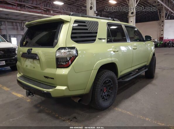 JTELU5JR0N6060291 2022 TOYOTA 4RUNNER Зеленый Задняя правая четверть