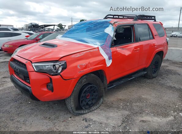 JTELU5JR2P6109946 2023 TOYOTA 4RUNNER Orange Передня ліва чверть