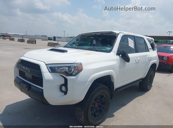 JTELU5JR3M5847028 2021 TOYOTA 4RUNNER Белый Передняя левая четверть