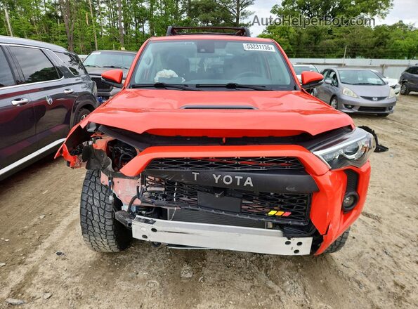 JTELU5JR4P6111827 2023 TOYOTA 4RUNNER Orange Vista frontal