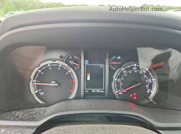 JTELU5JR4P6111827 2023 TOYOTA 4RUNNER Orange Vista del cuadro de instrumentos