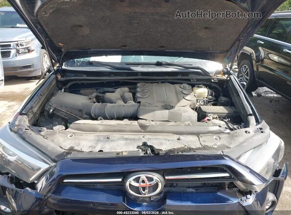 JTEMU5JR9M5942892 2021 TOYOTA 4RUNNER Blue Widok z tyłu