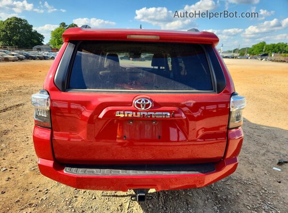 JTEMU5JR9M5958073 2021 TOYOTA 4RUNNER Red Вид ззаду