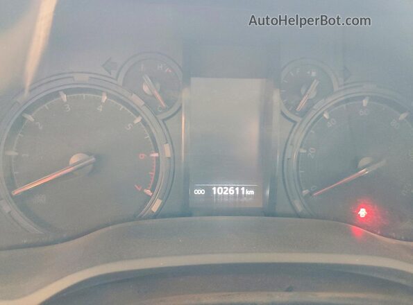 JTEMU5JRXM5940066 2021 TOYOTA 4RUNNER Gray Вид щитка приладів