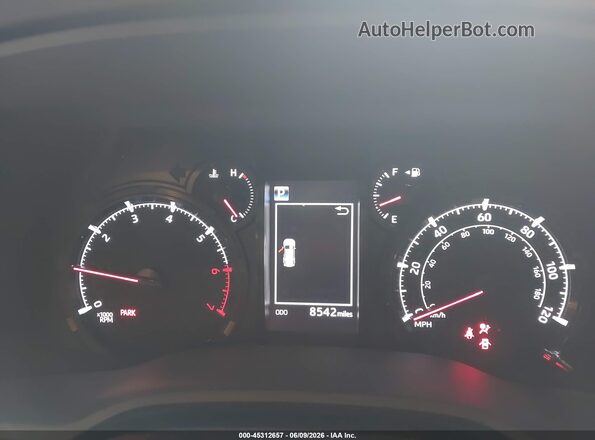 JTENU5JR0R6269061 2024 TOYOTA 4RUNNER White Вид задніх сидінь