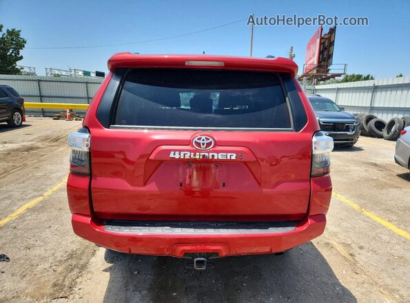 JTENU5JR2R6218466 2024 TOYOTA 4RUNNER Red Вид ззаду