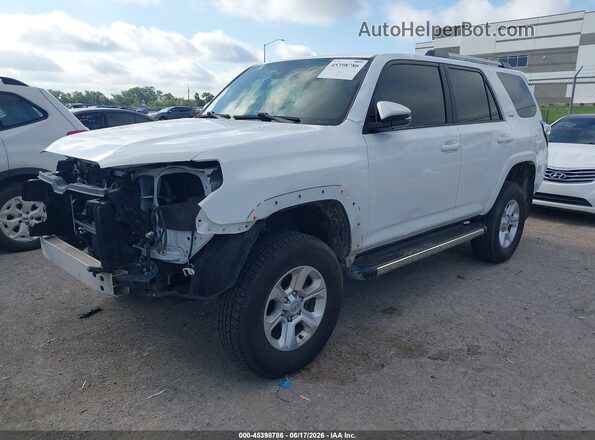 JTENU5JR4M5889880 2021 TOYOTA 4RUNNER White Vista tres cuartos delantera izquierda