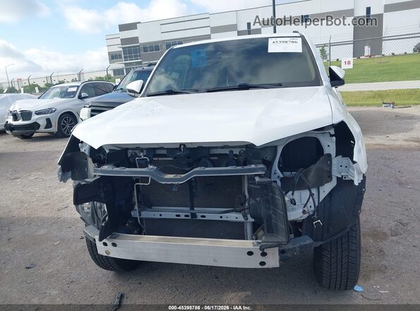 JTENU5JR4M5889880 2021 TOYOTA 4RUNNER White Vista del cuadro de instrumentos