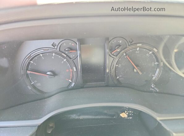 JTENU5JR5M5954610 2021 TOYOTA 4RUNNER White Instrument cluster view