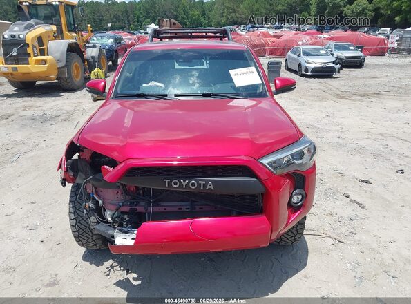 JTENU5JR6N6024792 2022 TOYOTA 4RUNNER Red Rear interior view