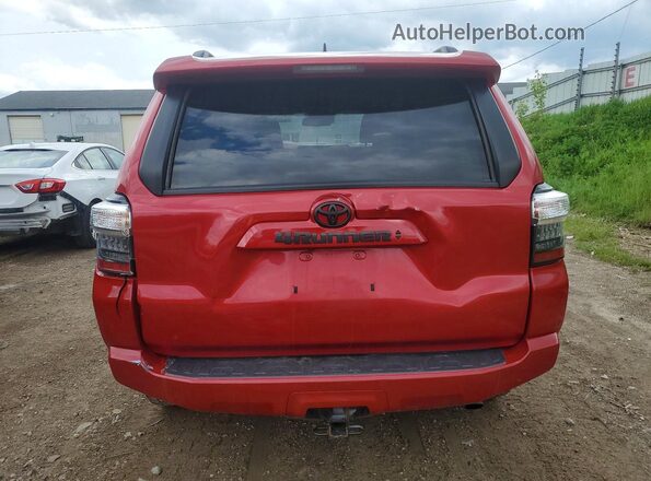 JTENU5JR8M5934559 2021 TOYOTA 4RUNNER Red Vista trasera