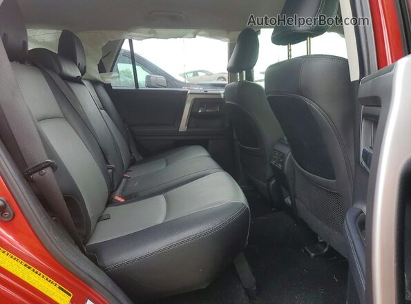 JTENU5JR8M5934559 2021 TOYOTA 4RUNNER Red Vista interior trasera