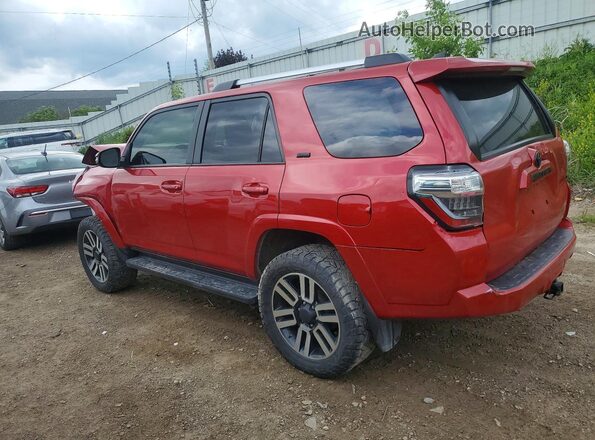 JTENU5JR8M5934559 2021 TOYOTA 4RUNNER Red Trasero izquierdo