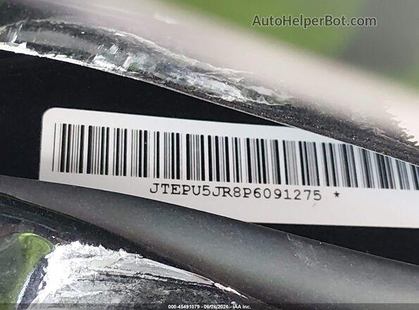 JTEPU5JR8P6091275 2023 TOYOTA 4RUNNER Черный Вид подкапотного пространства