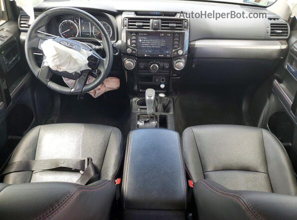 JTERU5JR0M5874889 2021 TOYOTA 4RUNNER Blue Вид панелі приладів