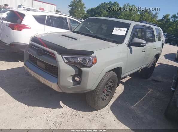 JTERU5JR0N5993754 2022 TOYOTA 4RUNNER Green წინა მარცხენა ხედი სამი მეოთხედიდან