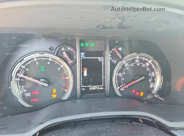 JTERU5JR0P6124102 2023 TOYOTA 4RUNNER Gray Instrument cluster view