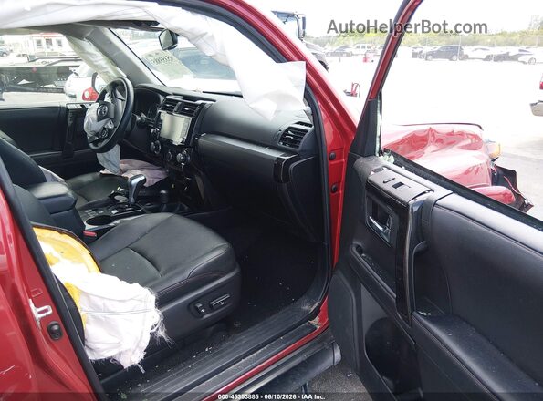 JTERU5JR1N6060634 2022 TOYOTA 4RUNNER Red წინა სალონის ხედი