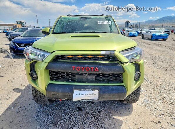 JTERU5JR4P6165462 2023 TOYOTA 4RUNNER Green Widok z przodu