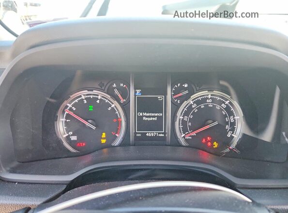 JTERU5JR4P6200730 2023 TOYOTA 4RUNNER Серый Вид щитка приборов