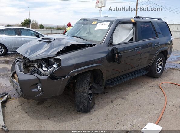 JTERU5JR5M5918093 2021 TOYOTA 4RUNNER Gray Առջևի ձախ երեք քառորդ տեսարան