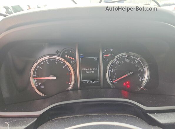 JTERU5JR6P6191724 2023 TOYOTA 4RUNNER Gray Вид щитка приладів