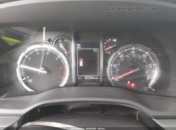 JTERU5JR7M5857121 2021 TOYOTA 4RUNNER Gray უკანა სავარძლების ხედი