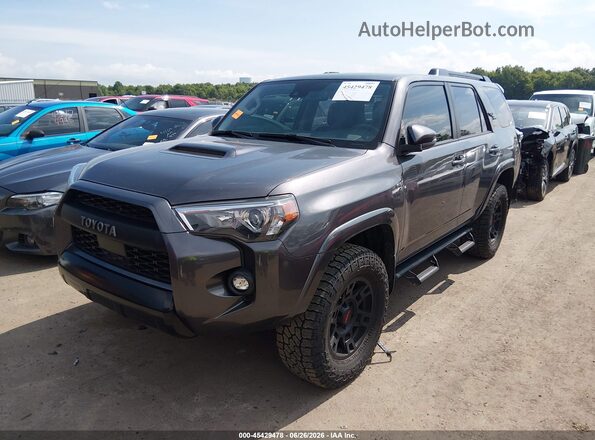 JTERU5JR7M5857121 2021 TOYOTA 4RUNNER Gray წინა მარცხენა ხედი სამი მეოთხედიდან