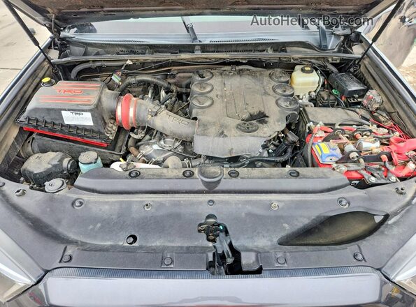 JTERU5JR7M5894265 2021 TOYOTA 4RUNNER Black Engine compartment view