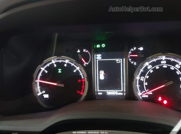 JTERU5JR7N6026844 2022 TOYOTA 4RUNNER Gray Вид задніх сидінь