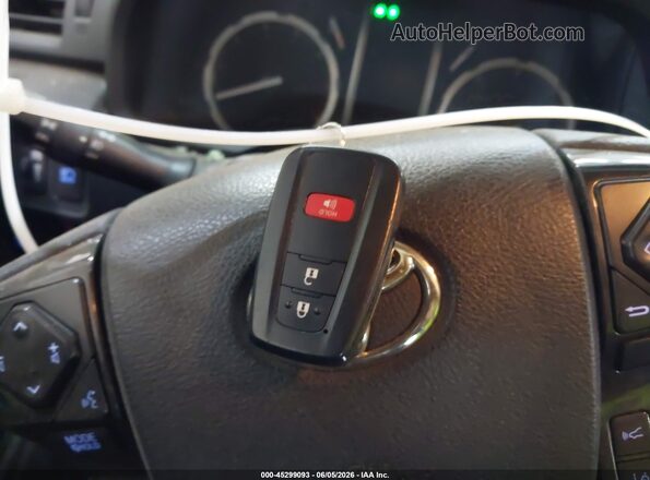JTERU5JR7N6026844 2022 TOYOTA 4RUNNER Gray Вид панелі приладів